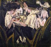 Ernst Ludwig Kirchner, Im CafEgarten